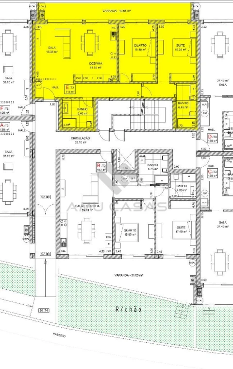 Apartamento T2 para Venda em Loureiro