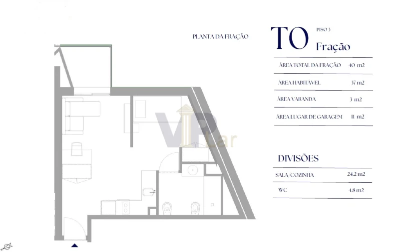 Apartamento T2 para Venda em Paranhos Foto 12