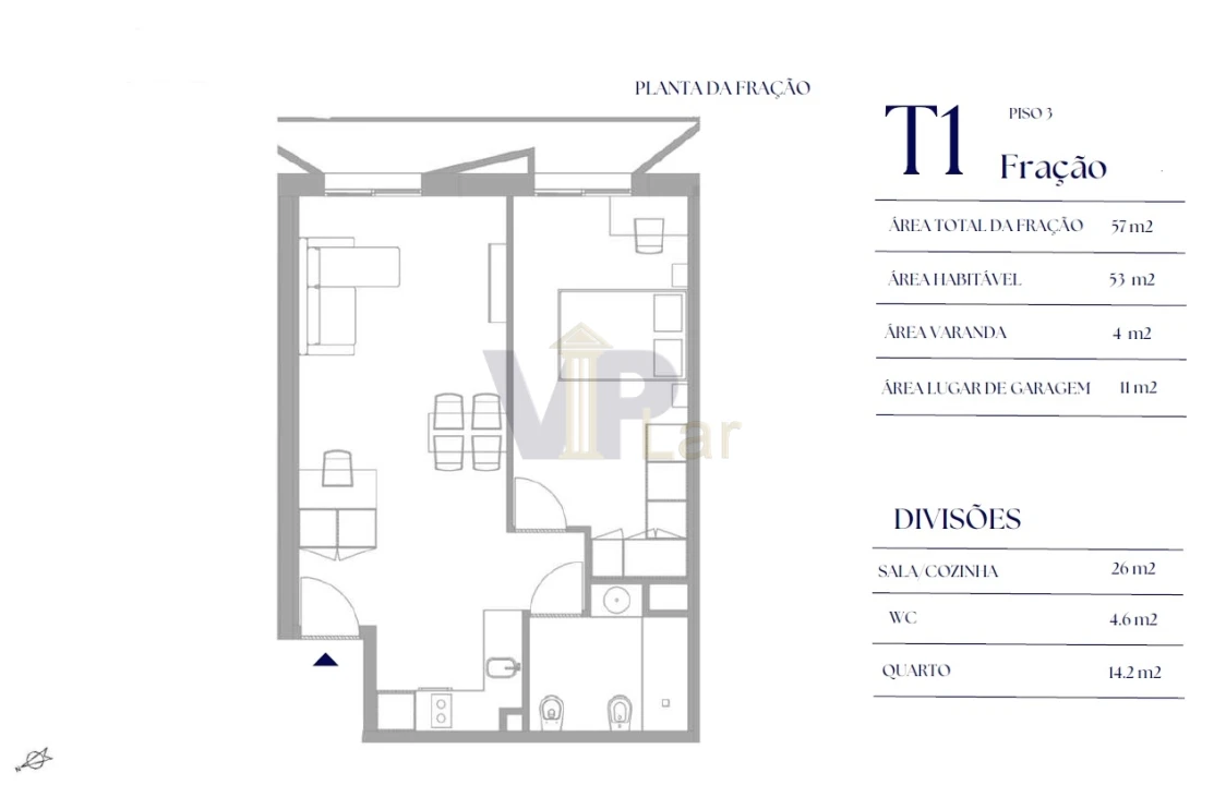 Apartamento T2 para Venda em Paranhos Foto 11