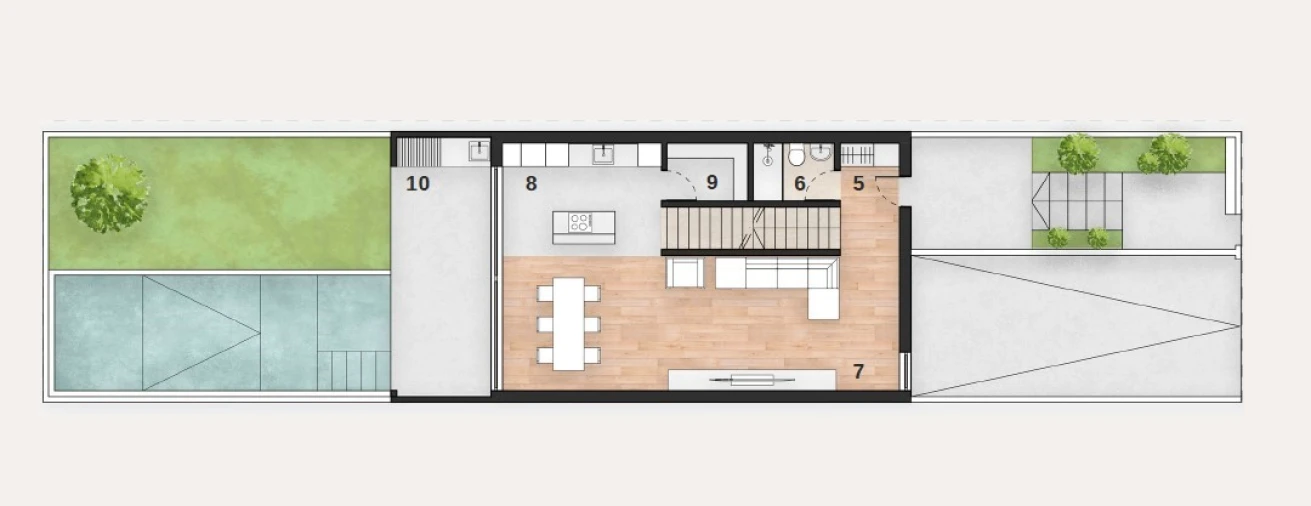 Moradia T3 para Venda em Gambia-Pontes-Alto da Guerra Planta 1