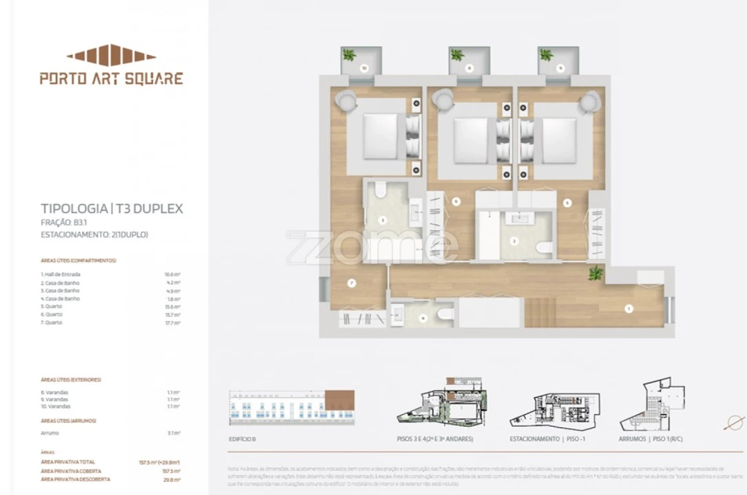 Apartamento T3 para Venda em Cedofeita, Santo Ildefonso, Sé, Miragaia, São Nicolau e Vitória Foto 13