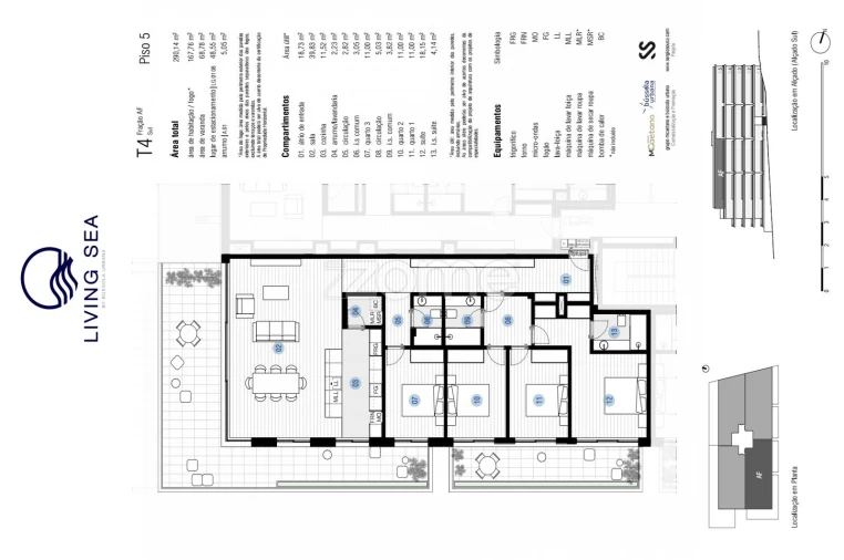 Apartamento T4 para Venda em Canidelo Foto 2