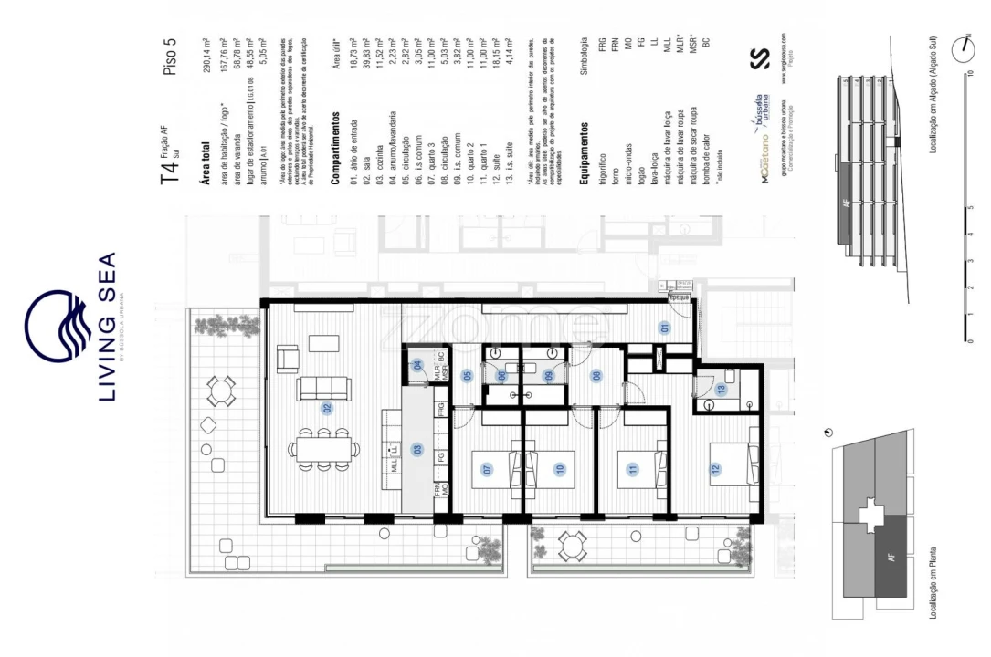 Apartamento T4 para Venda em Canidelo Foto 2