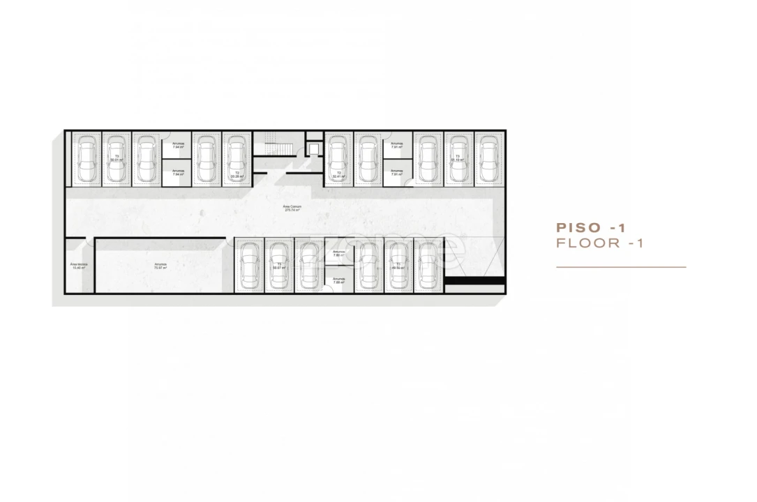 Apartamento T3 para Venda em Gondomar (São Cosme), Valbom e Jovim Planta 3