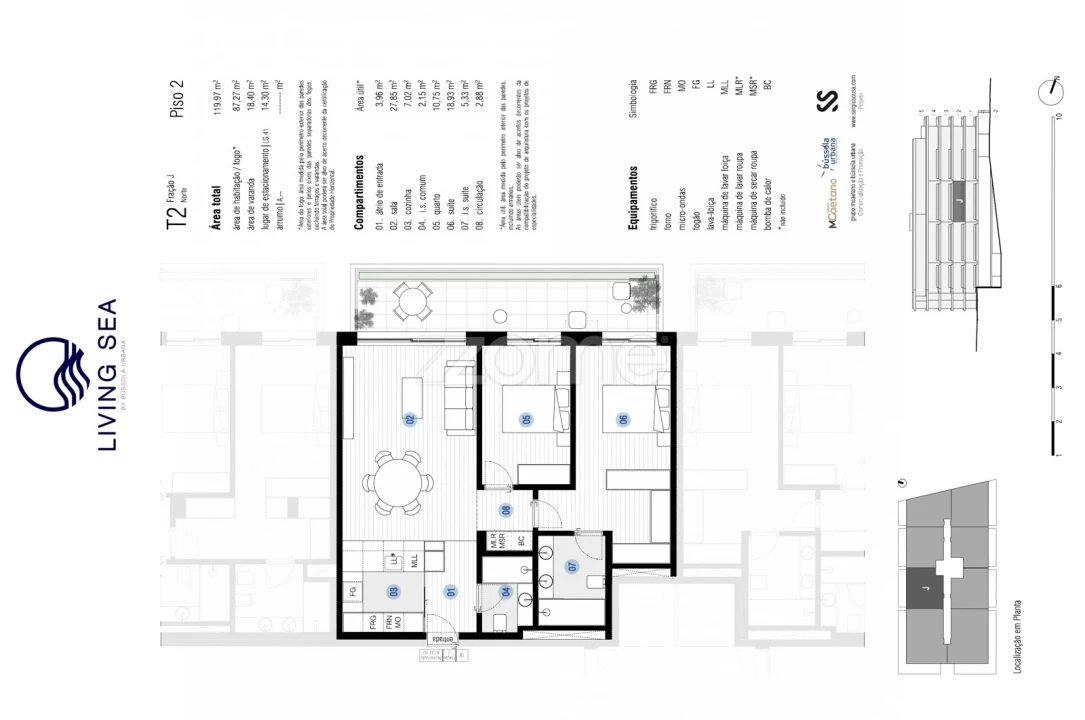 Apartamento T2 para Venda em Canidelo Foto 4