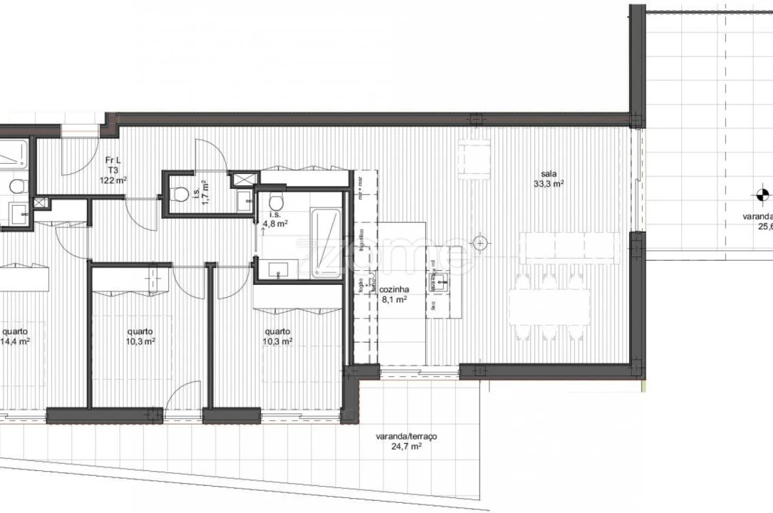 Apartamento T3 para Venda em Ramalde Foto 8