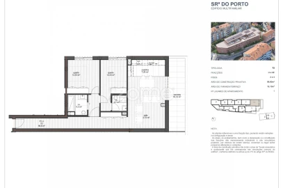 Apartamento T2 para Venda em Ramalde