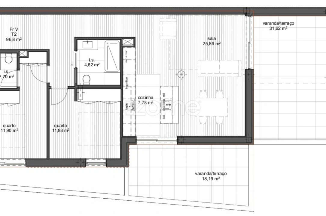 Apartamento T2 para Venda em Ramalde Foto 8