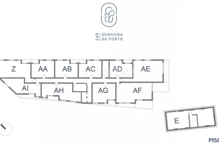 Apartamento T2 para Venda em Ramalde Planta 1