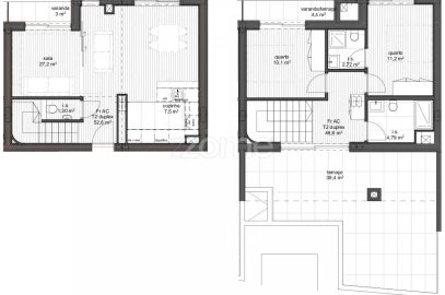 Apartamento T2 para Venda em Ramalde