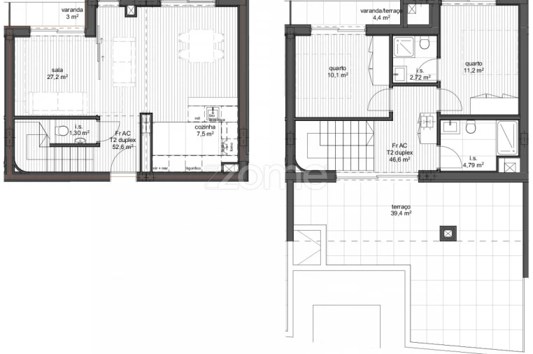 Apartamento T2 para Venda em Ramalde Foto 8