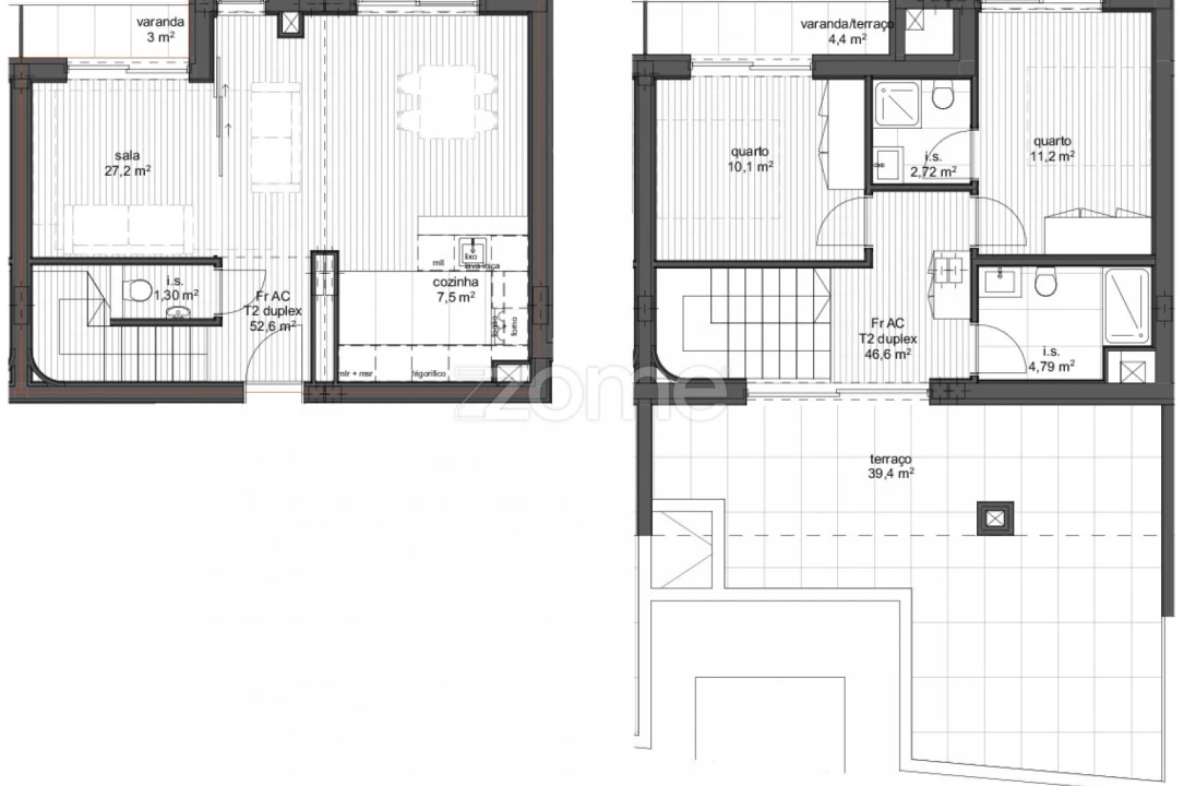 Apartamento T2 para Venda em Ramalde Foto 8