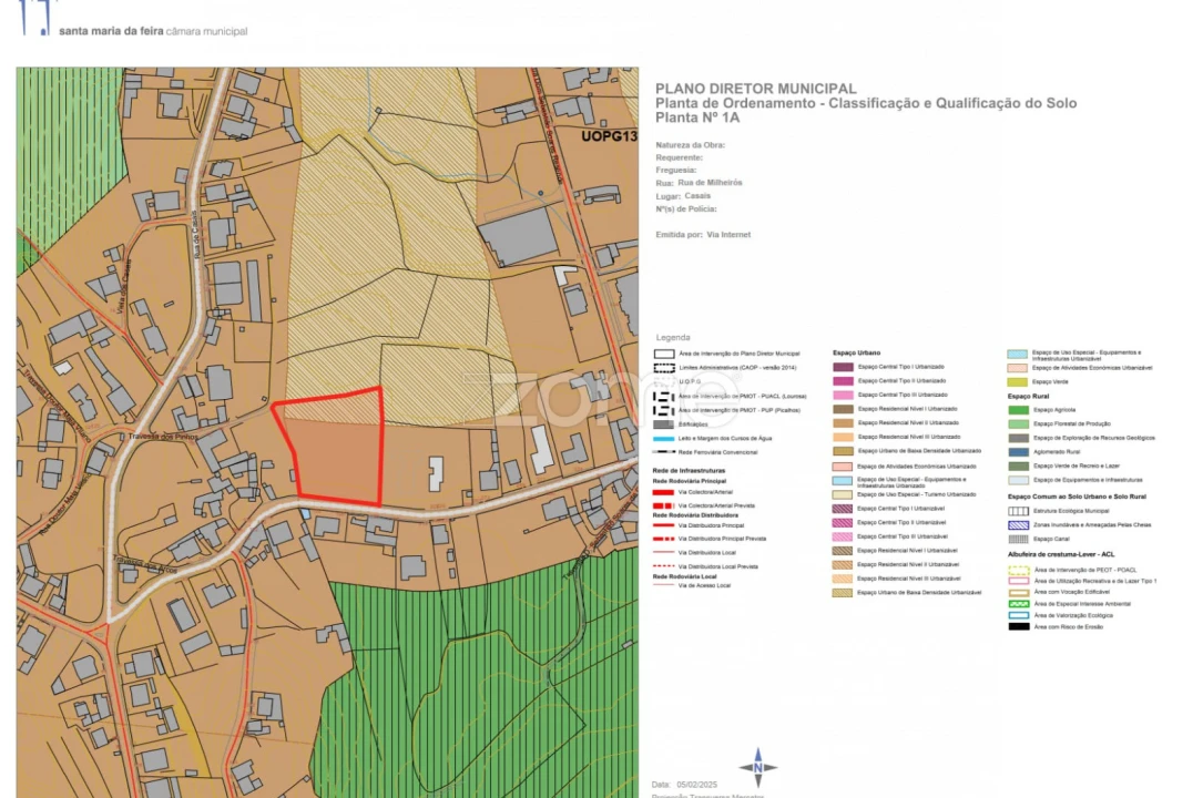 Terreno para Venda em Milheiros de Poiares Foto 6
