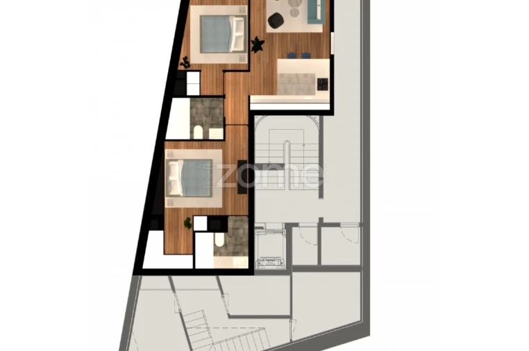 Apartamento T2 para Venda em Cedofeita, Santo Ildefonso, Sé, Miragaia, São Nicolau e Vitória Planta 1