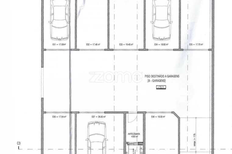Apartamento T2 para Venda em Eiras e São Paulo de Frades Planta 1