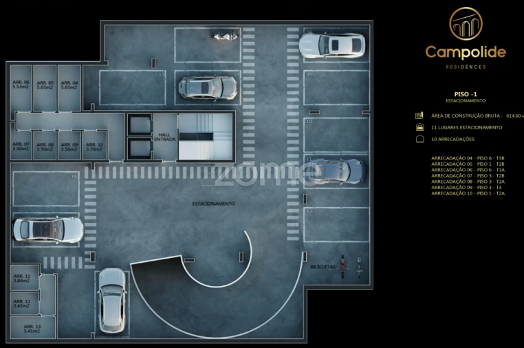 Apartamento T1 para Venda em Campolide Planta 2