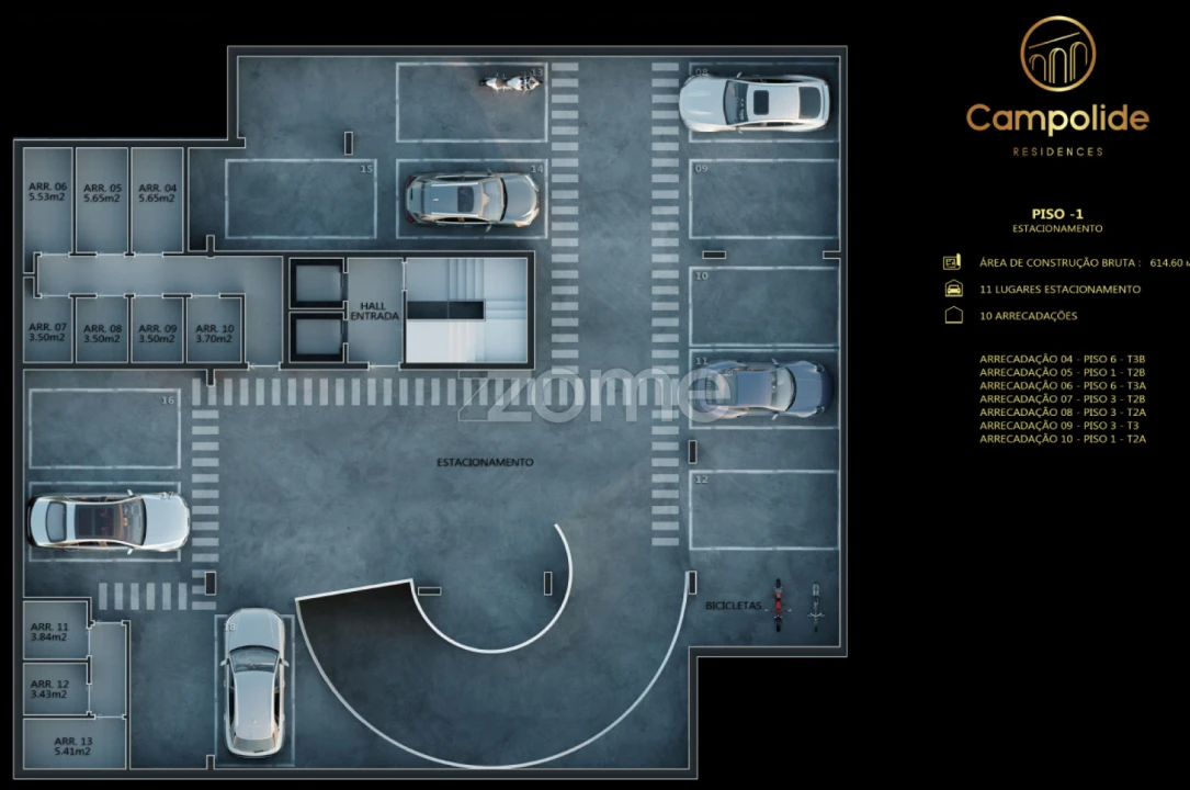Apartamento T1 para Venda em Campolide Planta 2