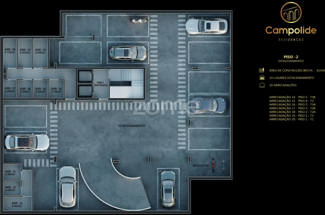 Apartamento T1 para Venda em Campolide Planta 3