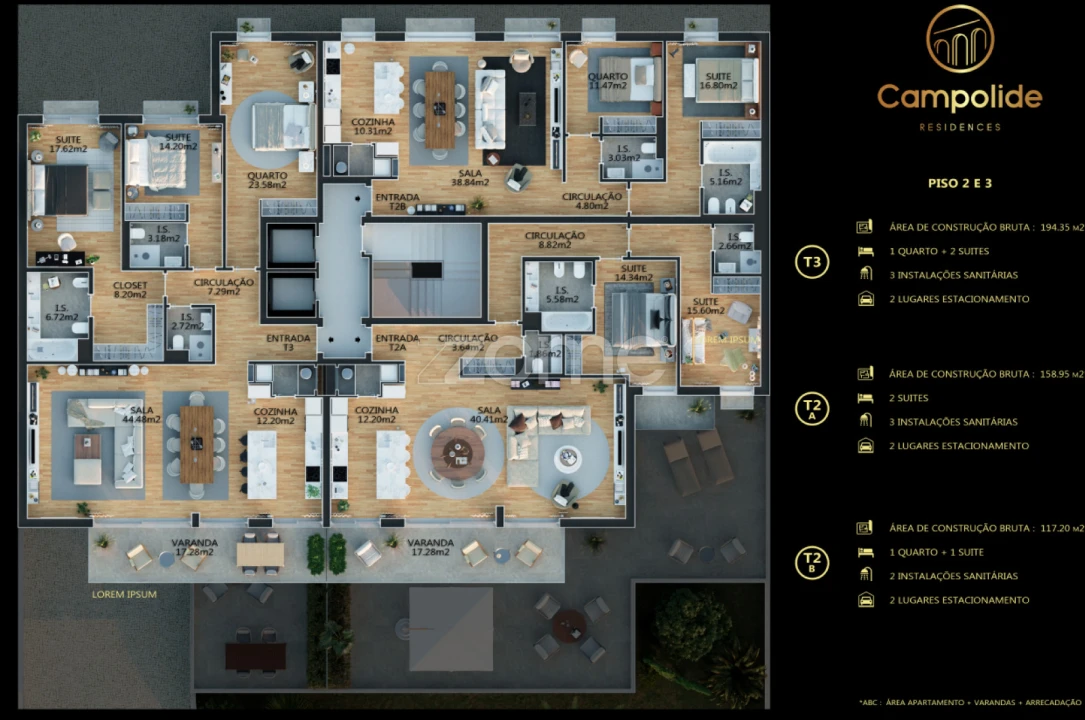 Apartamento T2 para Venda em Campolide Planta 4