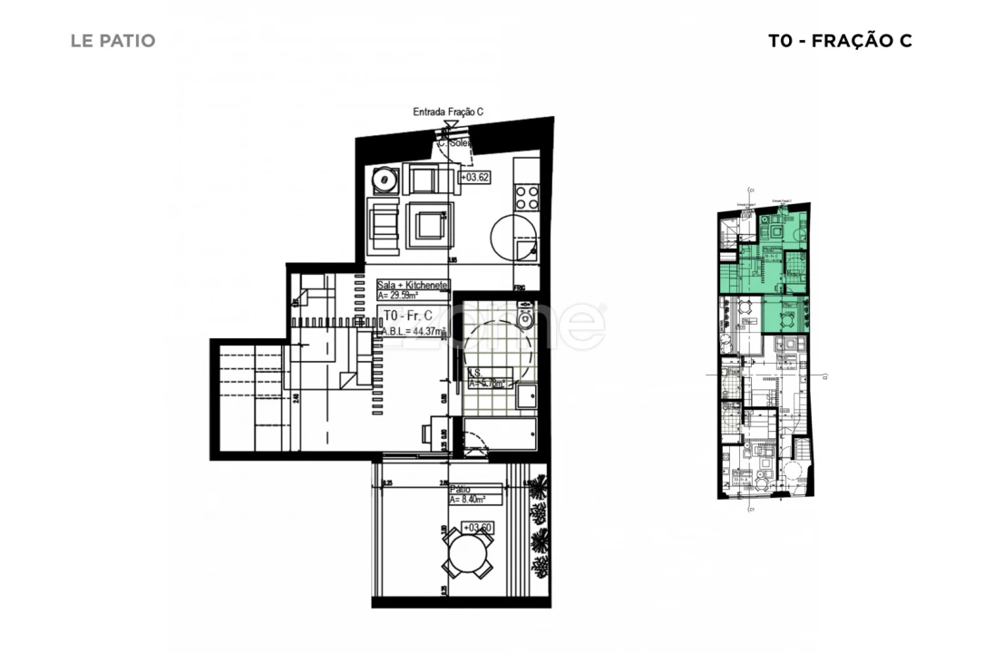 Apartamento T1 para Venda em Santa Maria do Castelo e Santiago e Santa Susana Foto 15
