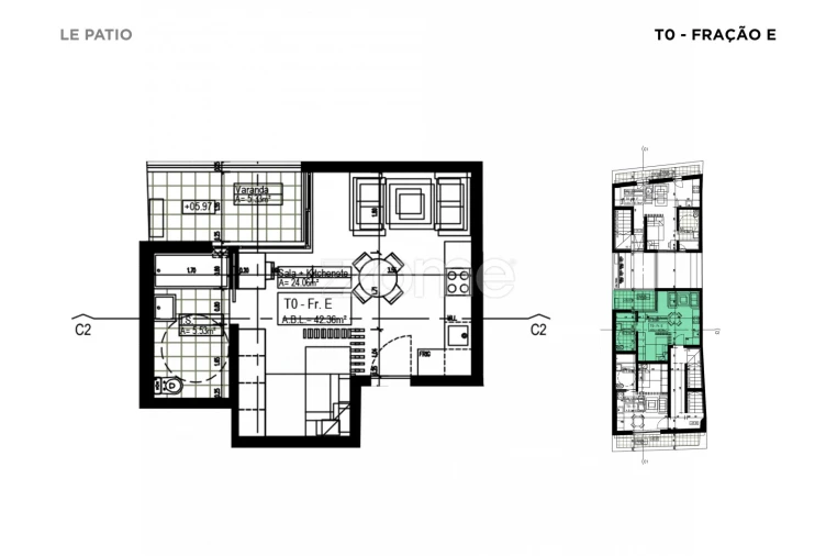 Apartamento T1 para Venda em Santa Maria do Castelo e Santiago e Santa Susana Foto 15