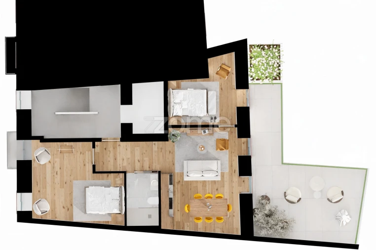 Apartamento T2 para Venda em Santa Maria Maior Foto 12