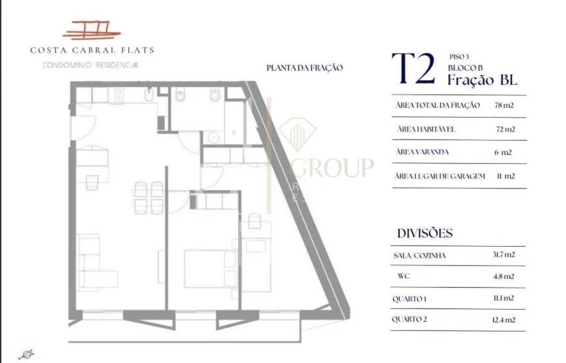Apartamento T2 para Venda em Paranhos Foto 8