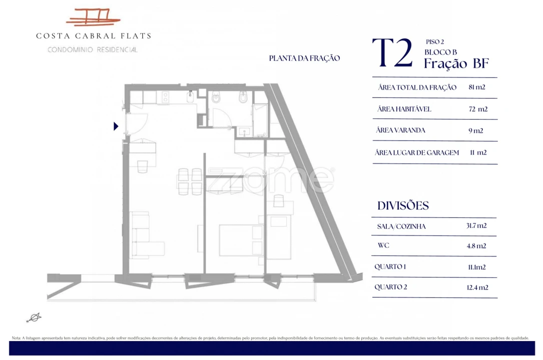 Apartamento T2 para Venda em Paranhos Foto 4