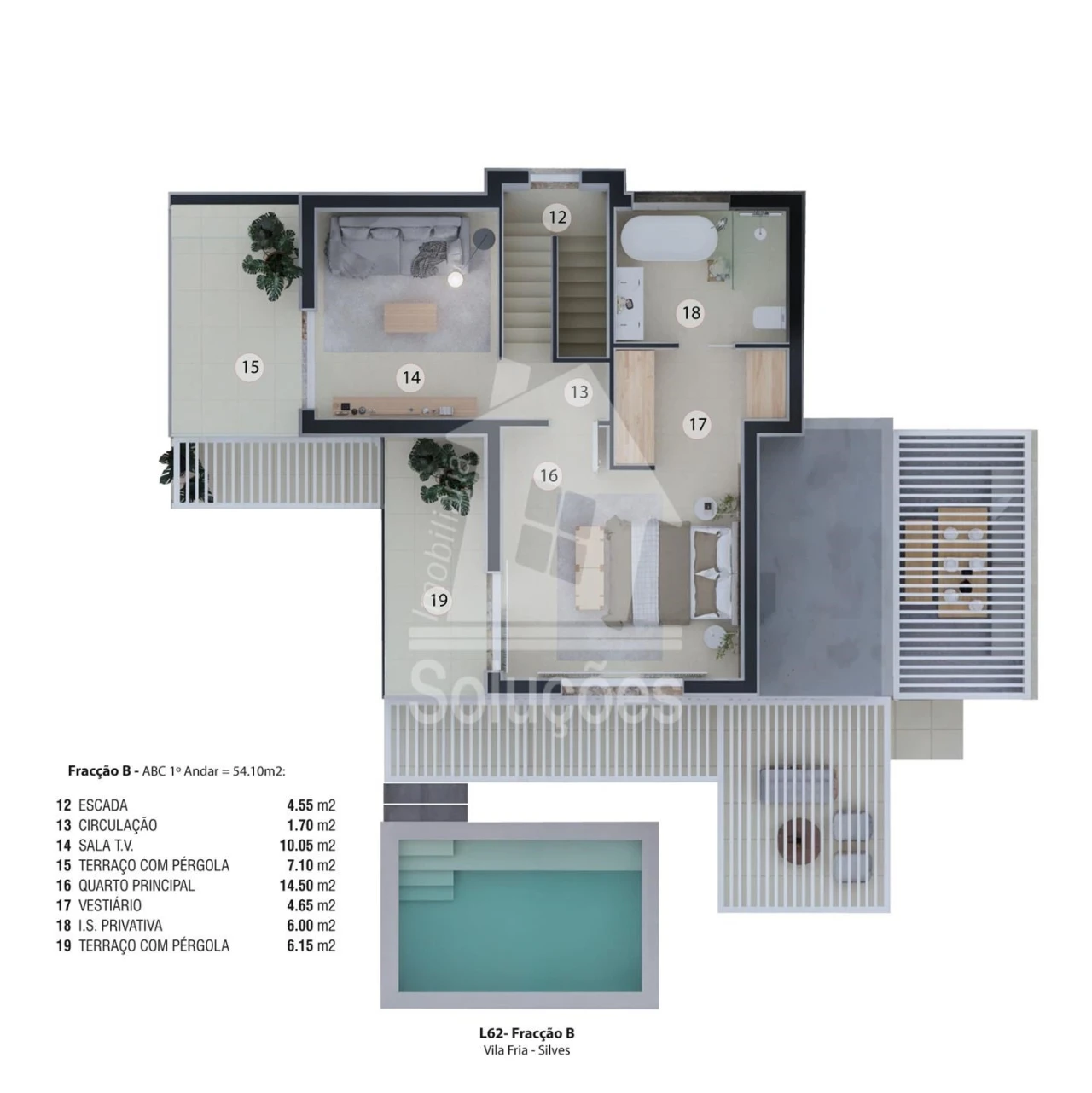 Apartamento T3 para Venda em Silves Foto 14