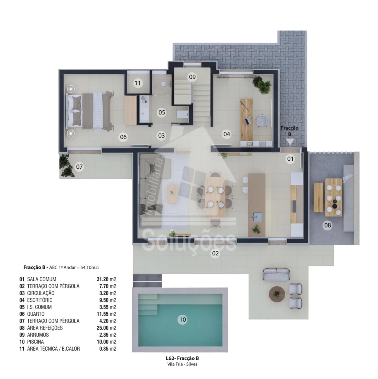 Apartamento T3 para Venda em Silves Foto 13