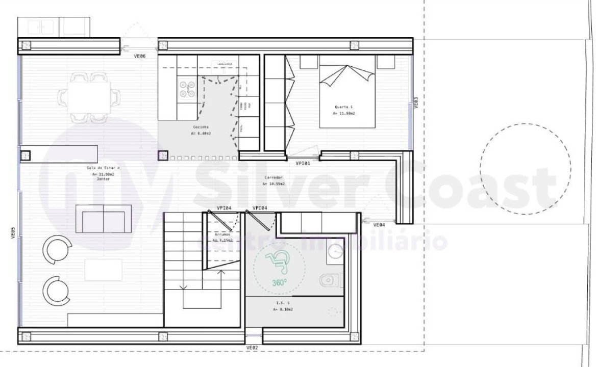 Moradia T4 para Venda em Gaeiras Foto 19