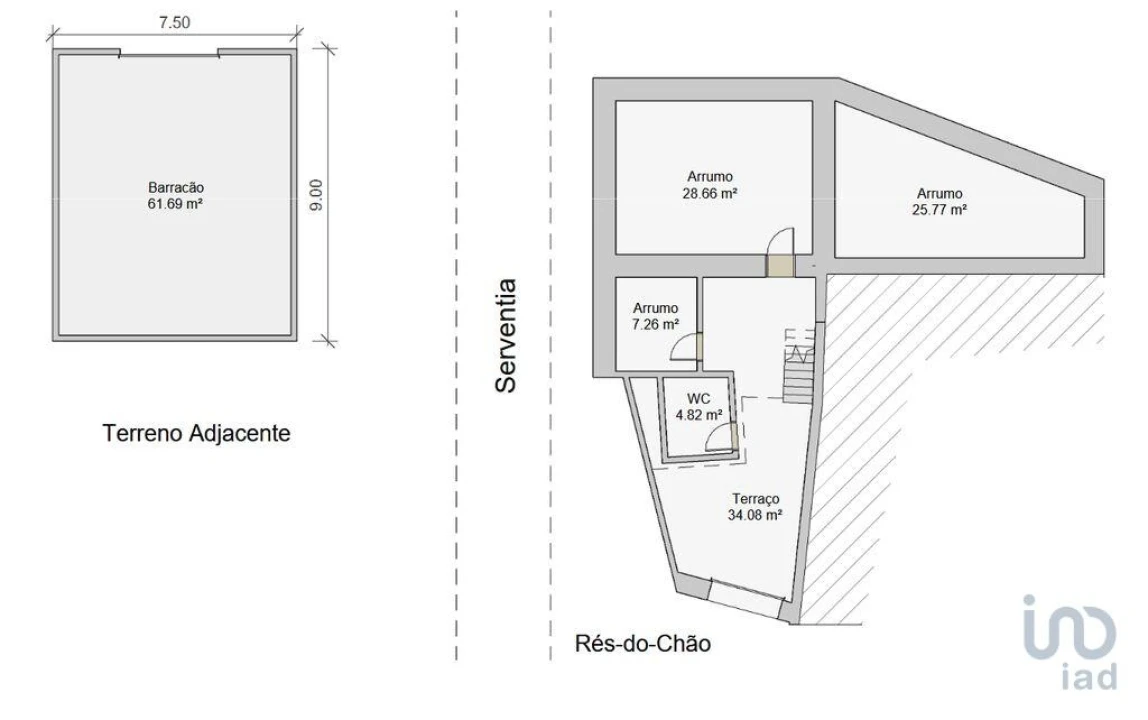 Moradia T3 para Venda em Vila Nova Foto 4