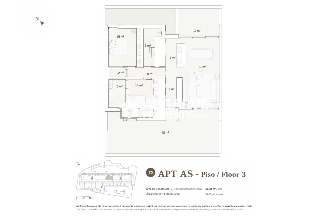 Apartamento T2 para Venda em Quarteira Foto 22