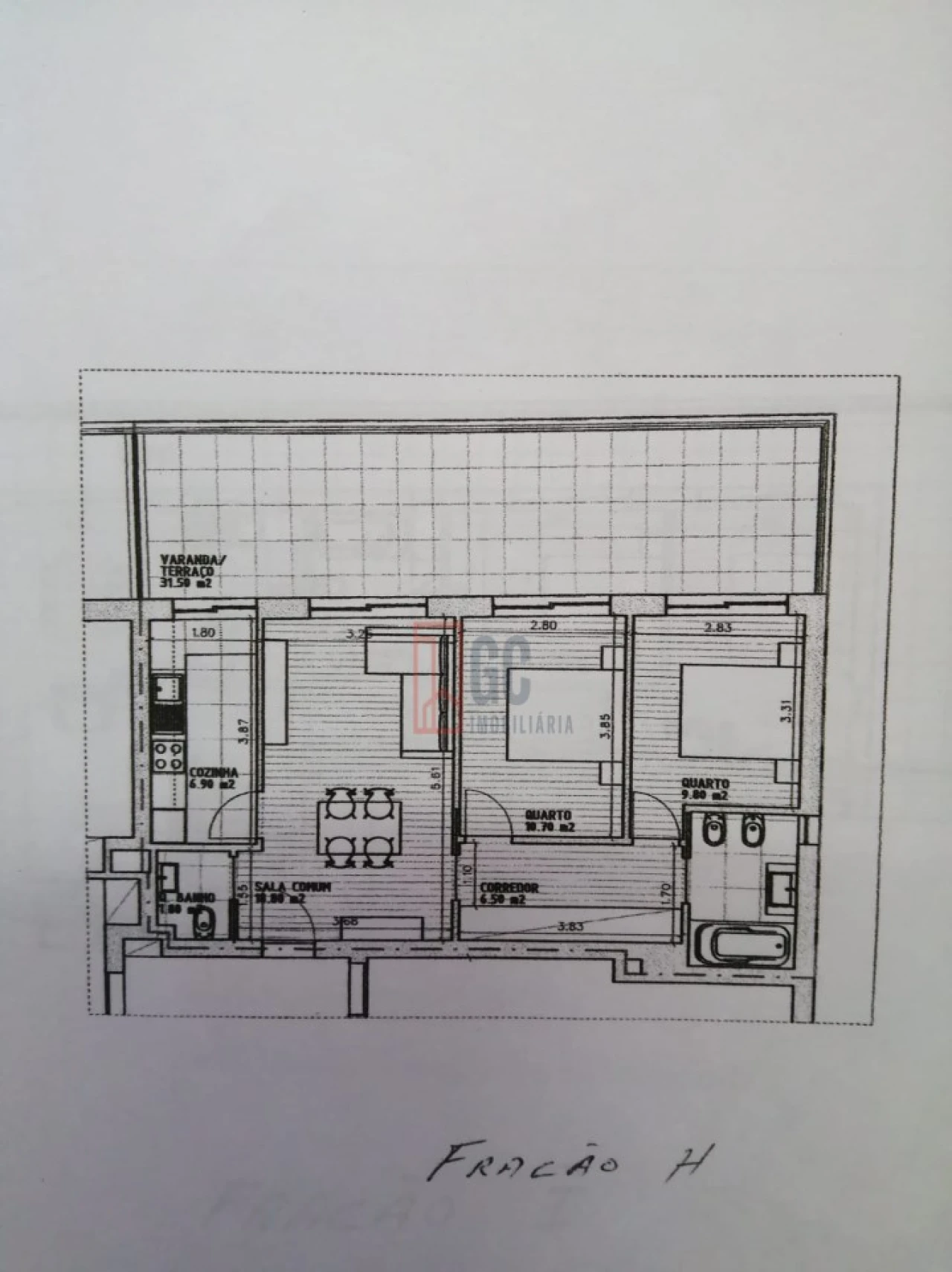 Apartamento T2 para Venda em Mafamude e Vilar do Paraíso Foto 15