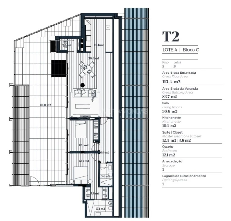 Apartamento T2 para Venda em Marvila Foto 16