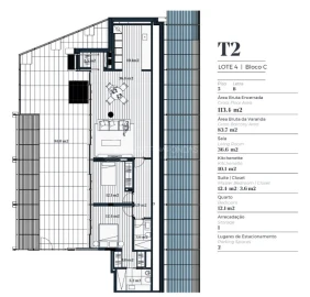 Apartamento T2 para Venda em Marvila