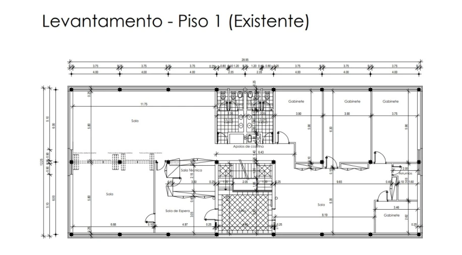 Escritório para Arrendamento em Rio de Mouro Planta 1
