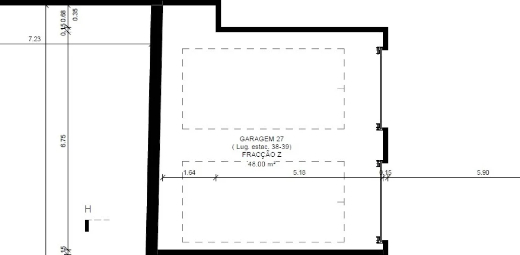 Apartamento T2 para Venda em Conceição e Cabanas de Tavira Planta 2