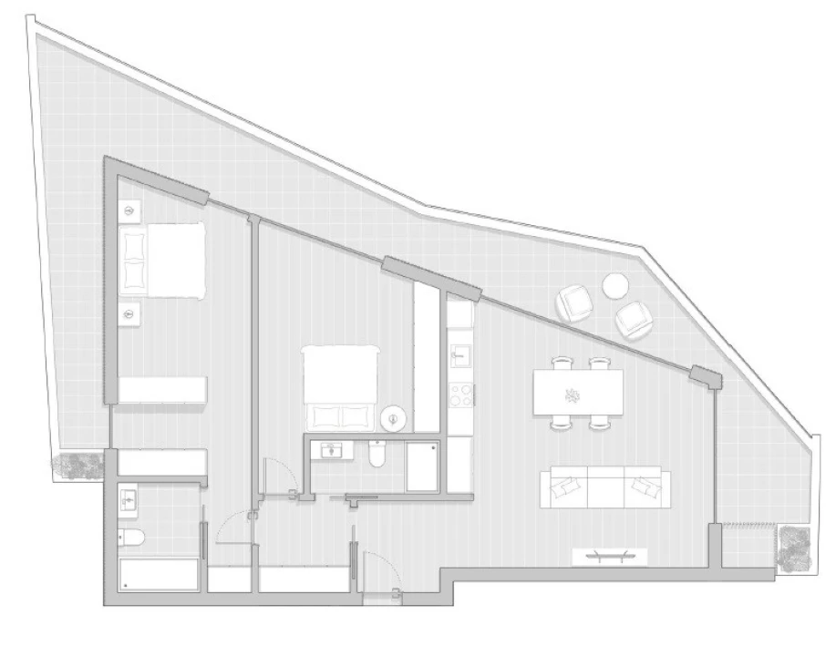Apartamento T2 para Venda em Gafanha da Boa Hora Planta 6