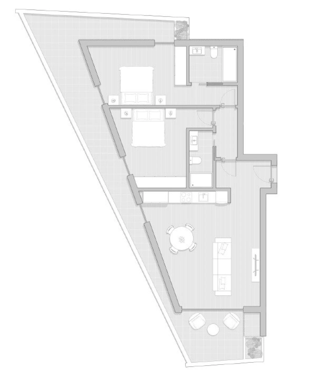 Apartamento T2 para Venda em Gafanha da Boa Hora Planta 5