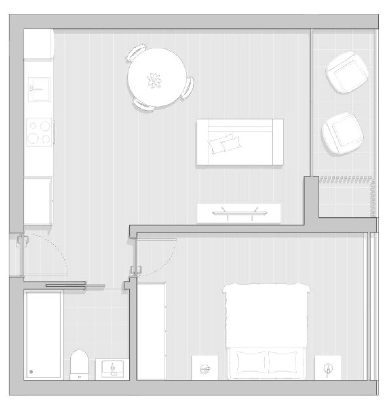 Apartamento T1 para Venda em Gafanha da Boa Hora Planta 5