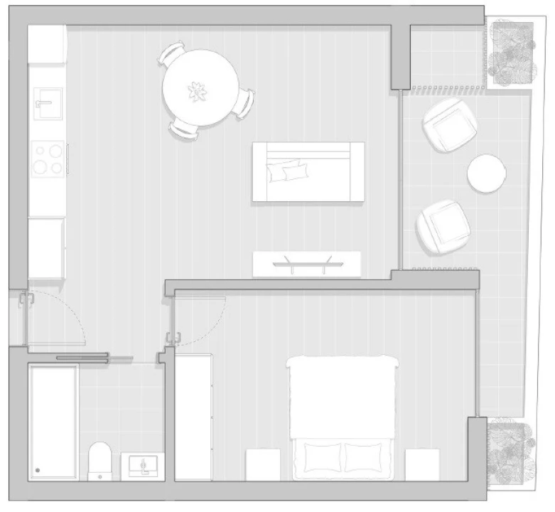Apartamento T1 para Venda em Gafanha da Boa Hora Planta 11