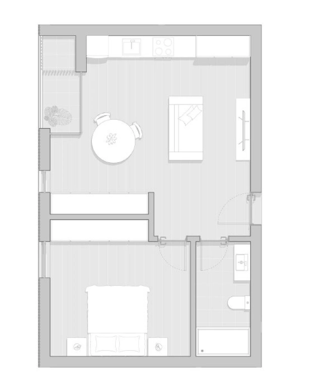 Apartamento T1 para Venda em Gafanha da Boa Hora Planta 3