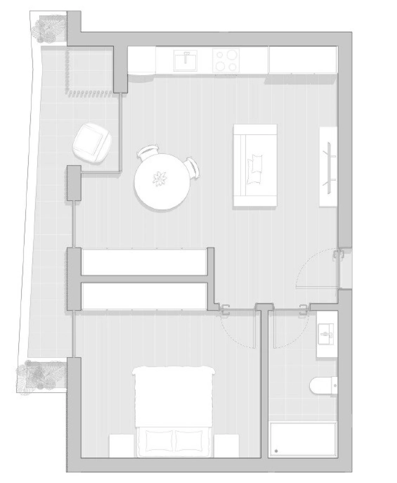 Apartamento T1 para Venda em Gafanha da Boa Hora Planta 7