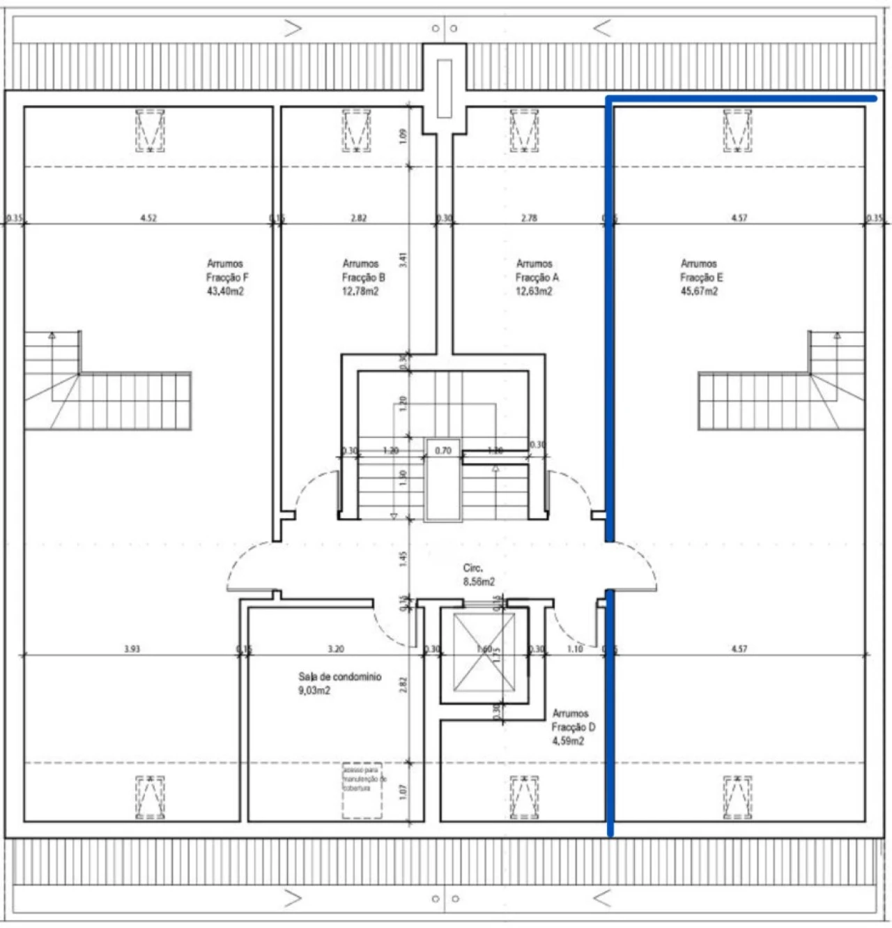 Apartamento T2 para Venda em Corroios Planta 2