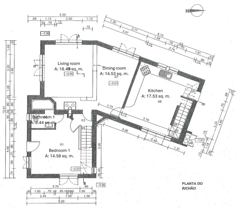 Moradia T3 para Venda em Santa Catarina da Fonte do Bispo Foto 32