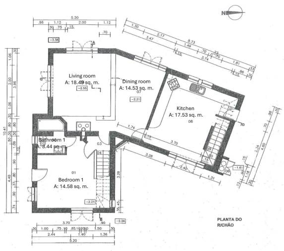 Moradia T3 para Venda em Santa Catarina da Fonte do Bispo Foto 32
