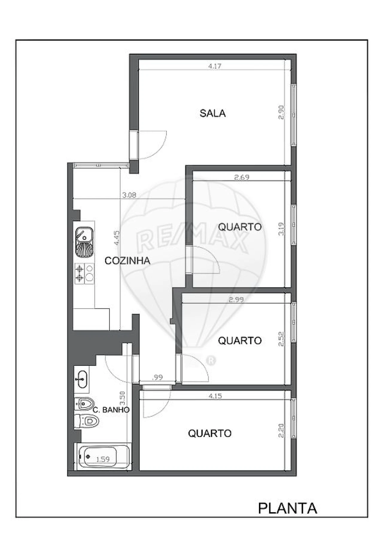 Apartamento T3 para Venda em Olivais Foto 16