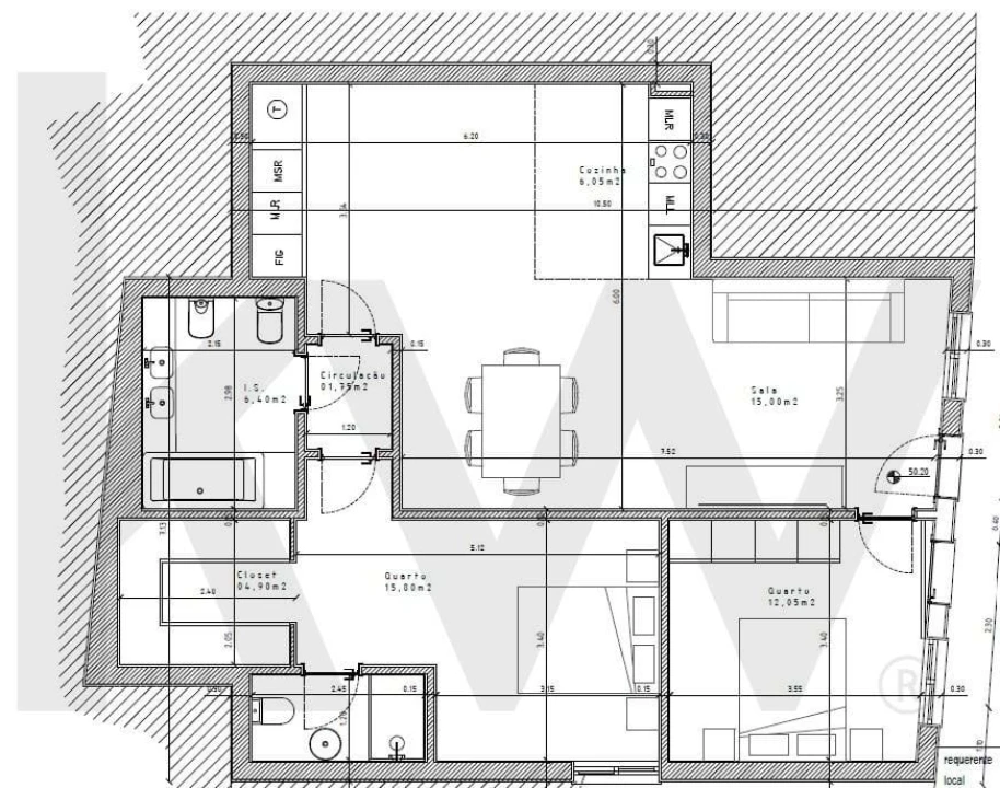 Apartamento T2 para Venda em Ferragudo Foto 7
