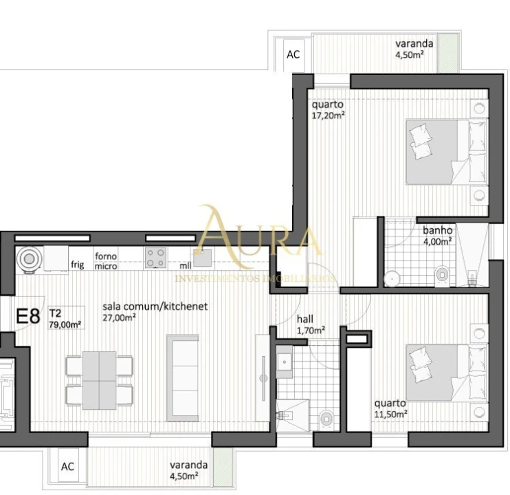 Apartamento T2 para Venda em Paranhos Foto 13
